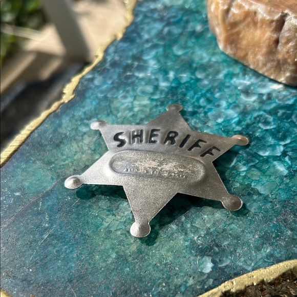 Vintage Silver Sheriff Badge - Picture 2 of 6